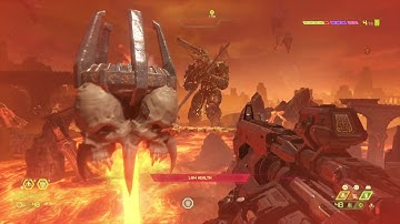 DOOM Eternal - Challenging platform jump - somehow I made it through.