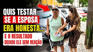 Quis testar se a esposa era honesta… e o resultado deixou ele sem reação