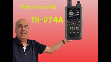 How to use the TH-D74A #Kenwood #TH-D74A #AmateurRadio