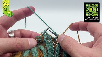 Blip-Free Left-Leaning Single Decrease with Set-Up in Inverted DKBrioche — A Sockmatician Tutorial