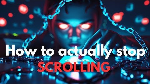 How to actually stopscrolling.#success#productivity#motivation