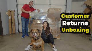 Unboxing an Amazon Customer Returns Liquidation Pallet From Market Street Liquidation