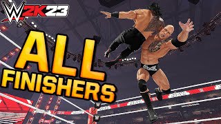 WWE 2K23 All Finishers screenshot 1