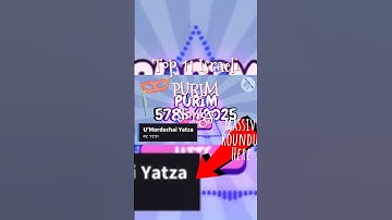 Thumbnail of UMORDECHAI YATZA ומרדכי יצא from MASSIVE PURIM ROUNDUP! 🎵 Top Israeli 💙 🎭 Hebrew Jewish festive hits