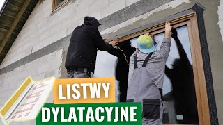 Montaż listwy dylatacyjnej przyokiennej w kolorze ramy okna