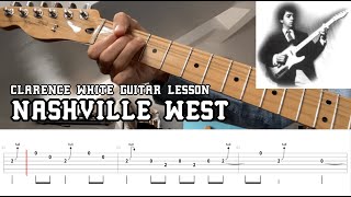 Nashville West - Clarence White Guitar Lesson