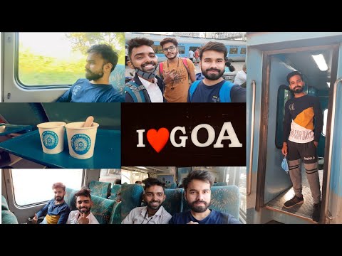 Ahmedabad to goa by train| Finally we reached Goa!!|Day -1 | first vlog | goa trip vlog |#goa