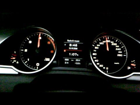 Audi A5 3.0 TDI Tiptronic Acceleration 0-210Km/h