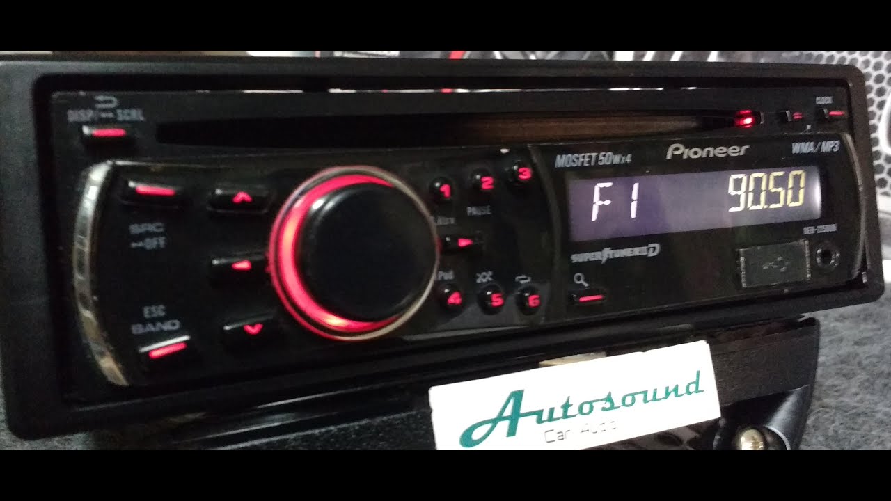 #Pioneer Deh 2250ub c/ adaptação de receptor Bluetooth na entrada de ...