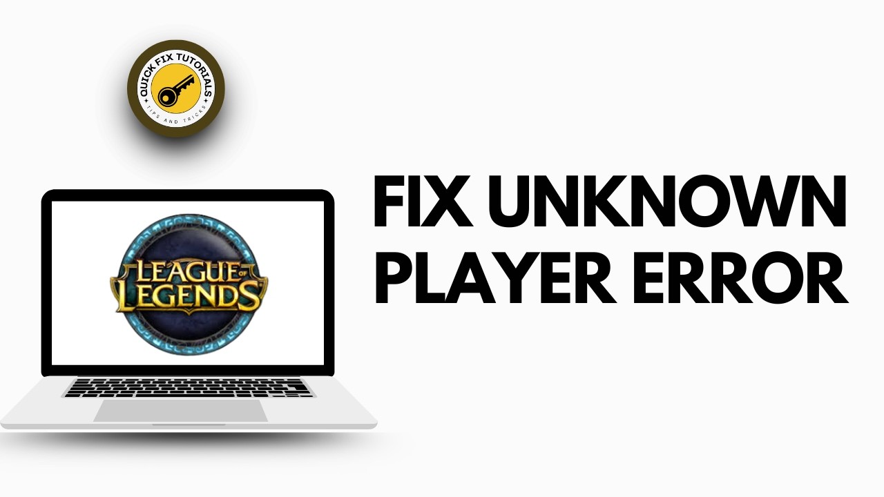 How to Fix the ‘Unknown Player’ Error in League of Legends - YouTube