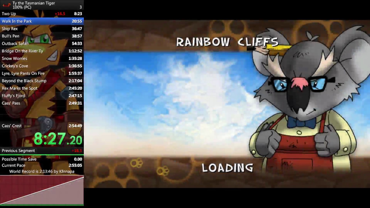 Ty The Tasmanian Tiger Speedrun