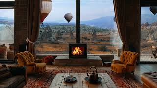 ✨ Desert Vibes Fireplace Ambience | Afternoon of Serenity in My Cozy Desert Retreat
