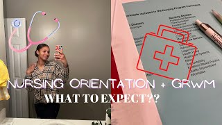 GRWM/ Nursing School Orientation (What to expect) | Ashona Ny'Asia