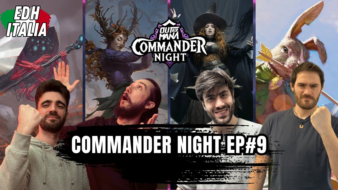 Commander Night #9 | Ovika vs Finneas vs Tasha vs Leinore | EDH Italy