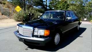 1990 560Sel 1 Owner 90,000 Orig Miles W126 W 126 Saloon Black & Clean