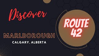 Calgary Transit Route 42 (Marlborough - Clockwise)