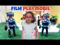 Un humain chez les PLAYMOBIL! Léa panique et appelle la police 👮 FILM PLAYMOBIL