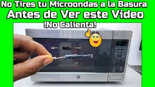 Microondas General Electric No calienta tiene un sonido fuerte, mira que fácil Se Reparan by Danny Electrónica y Más 949 views 3 months ago 5 minutes, 25 seconds