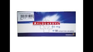 الافلوكارديل(Avlocardyl) ( بروبرانالول ) Propranolol