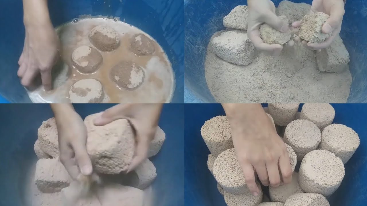 White Gritty Sand Crumbling 🤍|| Satisfying ✨||Must Watch 👀❤️