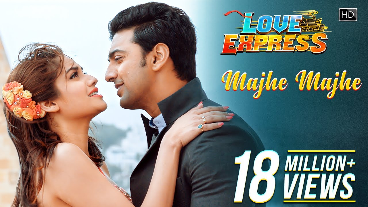 Majhe Majhe  Love Express  Dev  Nusrat Jahan  Shreya Ghoshal  Kumar Sanu  Jeet Gannguli