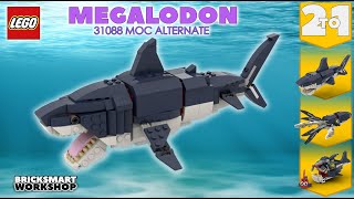 Megalodon MOC LEGO 31088 2 to 1 Alternate Digital Build