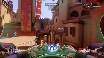 Solo team kill with D.VA (Temple of Anubis) (Sextuple Kill)