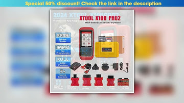 Review XTOOL X100 Pro2 Professional Car Key Programming Tools With Eeprom Adapter Lifetime Free Upd