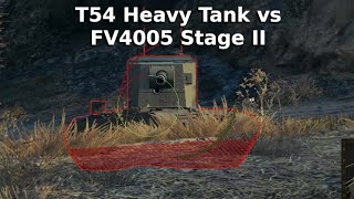 WOT 🇺🇸💩⚔️💥☠️ - T54 Heavy shoots he missile and destroy FV4005 Stage II in Empires Border Original HD