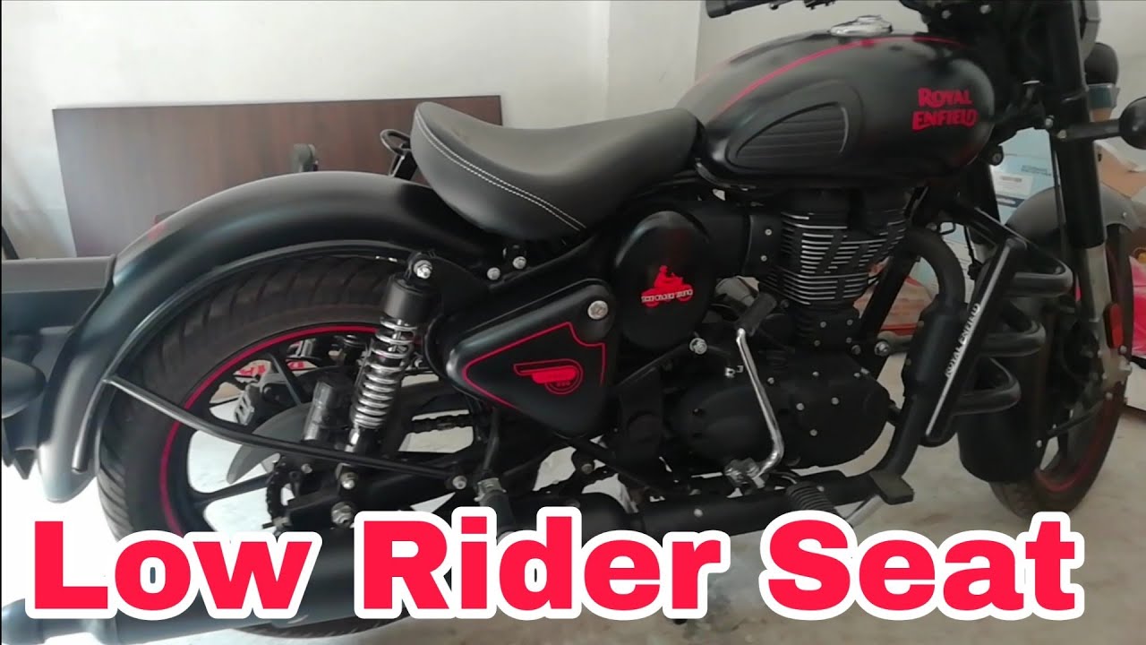 Royal enfield classic 350 2024 low rider seat
