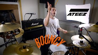 ATEEZ - Bouncy (K-HOT CHILLI PEPPERS)  | Chris Inman Drum Cover