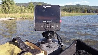 Raymarine Dragonfly 5DVS review on the water