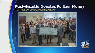 Pittsburgh Post-Gazette Donates To Tree Of LIfe