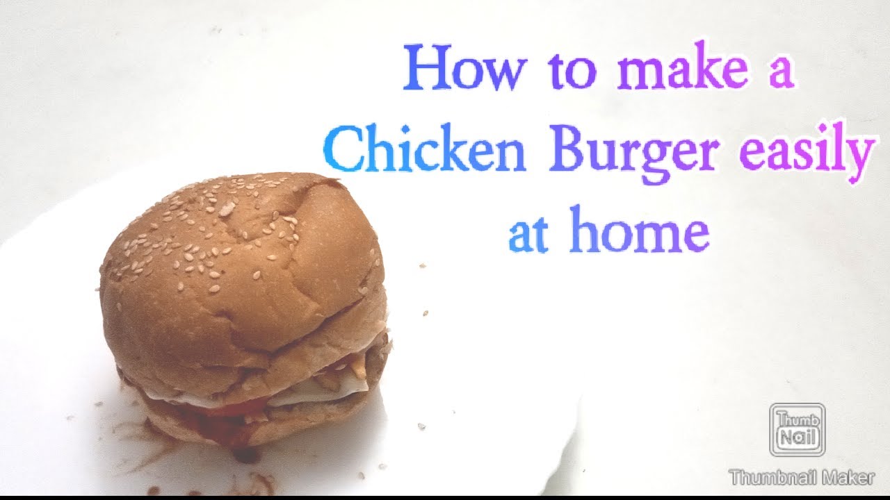 How to make a Chicken Burger at home easilyMalayalamUNBOXING KIDDO 4