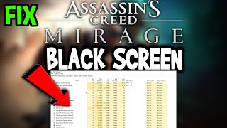 Assassin’s Creed Mirage – How to Fix Black Screen & Stuck on Loading Screen