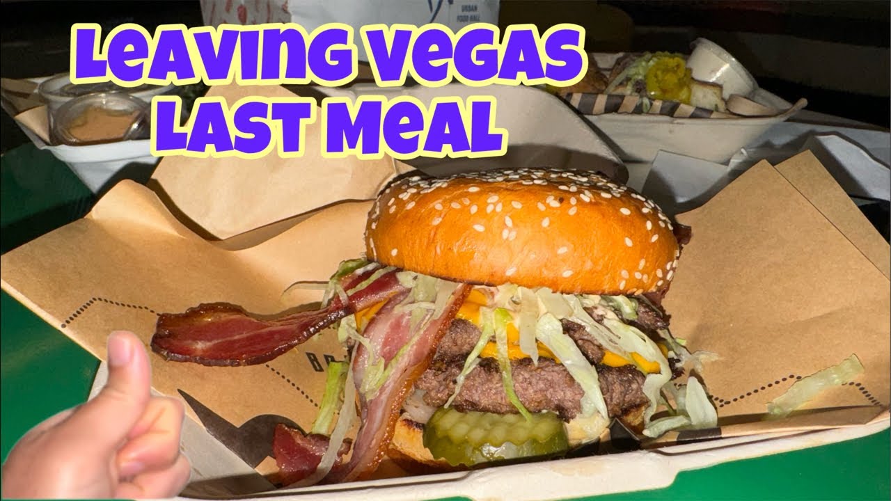 Last Meal before Drive out of Las Vegas to Los Angeles Lardo