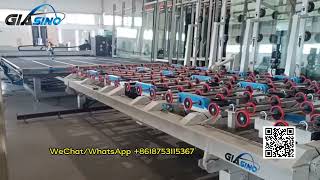 GLASINO 6133 CNC Glass cutting Line with Intelligent Glass Storage System &amp; Low-e deleting in Europe