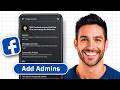 How To Add Admin On Facebook Page | Full Tutorial