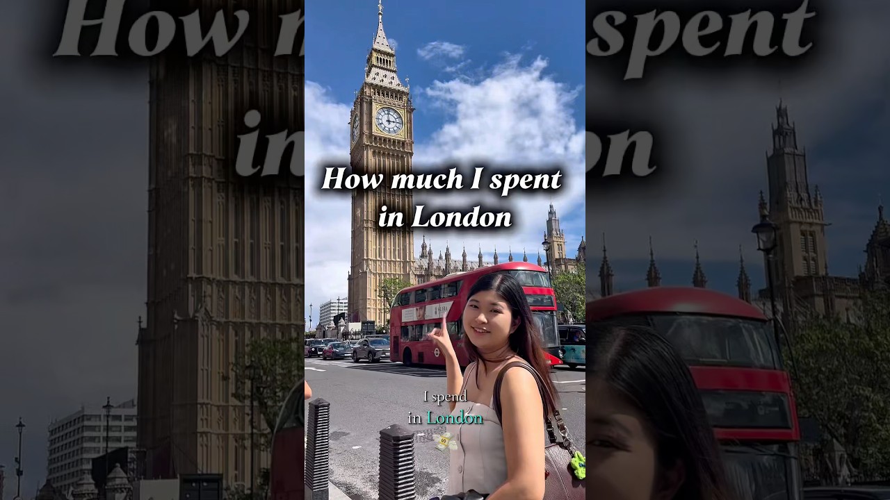 How much I spent in London🇬🇧 