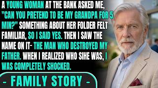 Information Can You Pretend To Be My Grandpa For 5 Minutes A Young Woman Asked Me At The Bank-Then I Saw... Update