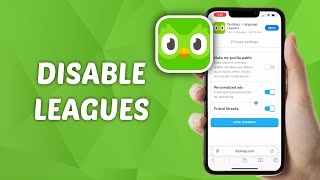 How to Turn OFF Leagues in Duolingo