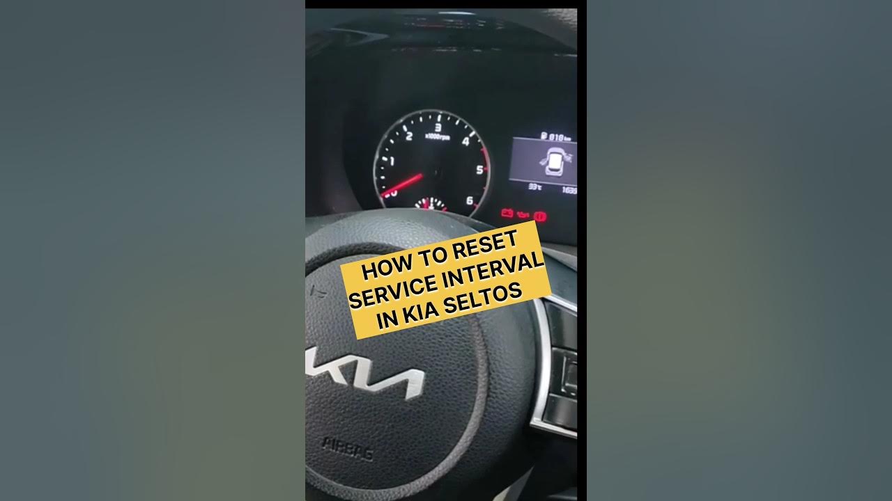 How to reset Service interval on Kia Seltos #kia #seltos - YouTube