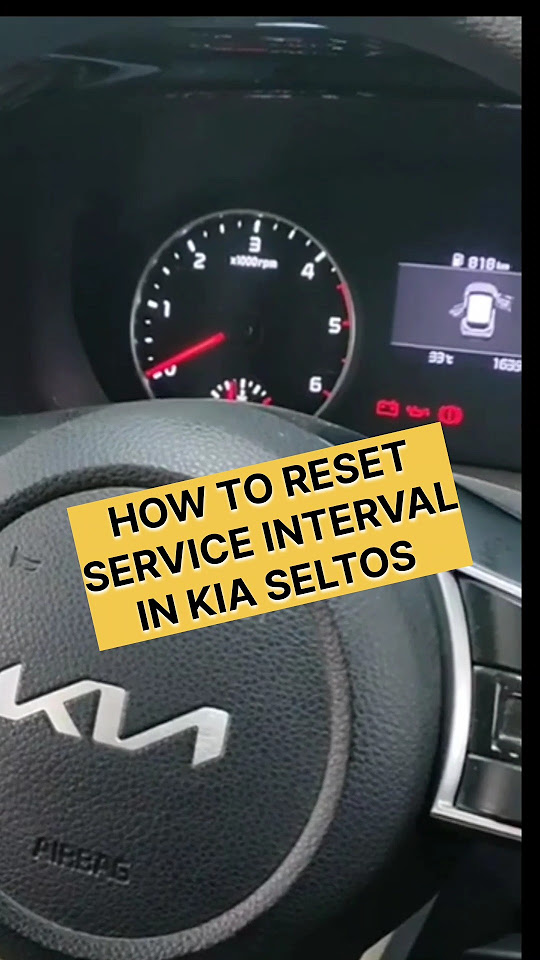 How to reset Service interval on Kia Seltos kia seltos YouTube
