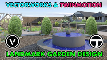 Vectorworks Landmark & Twinmotion: Garden Design Animation (4K)
