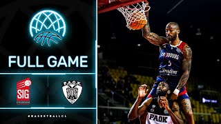 SIG Strasbourg v PAOK mateco - Full Game | Basketball Champions League 2021