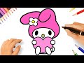 HOW TO DRAW MY MELODY ???????? | SANRIO