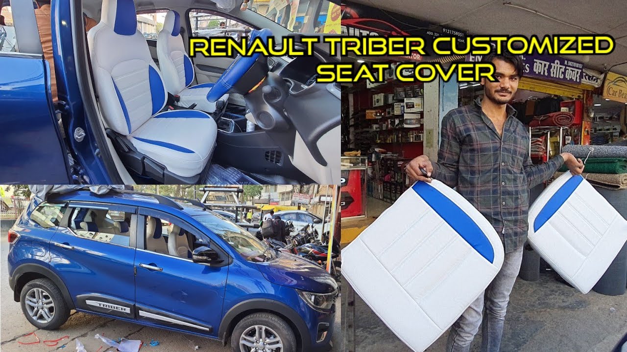 Renault TRIBER customized seat cover door side cladding YouTube