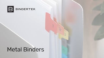 Bindertek Metal 3-Ring Binder: Rugged, Antimicrobial & Built to Last