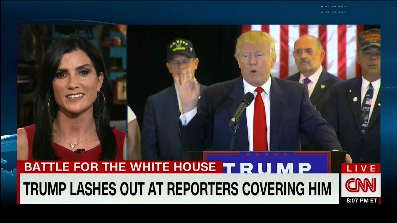 Trump Lashes Out at Reporters Covering Him - Dana Loesch - YouTube