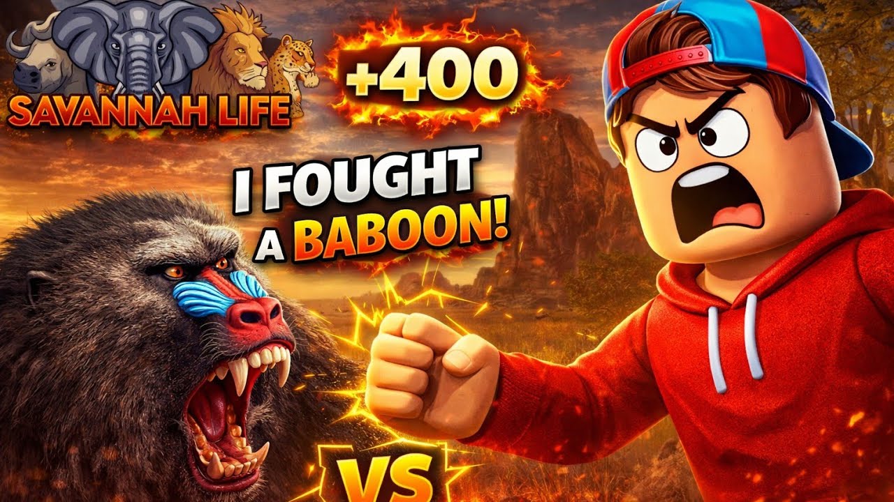 I Became a BABOON and Annoyed Everyone 🐒 | Savannah Life